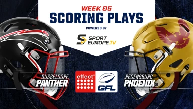 Difesa più solida? Düsseldorf e Ratisbona si scontrano nello scontro per la prima vittoria stagionale - effect® ENERGY GFL: Düsseldorf Panther vs. Regensburg Phoenix | Highlights
