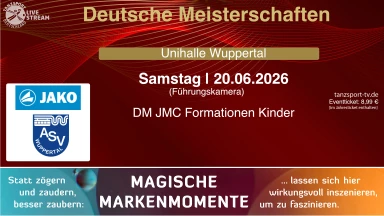 Deutsche Meisterschaft JMC Formationen Kinder am 20.06.2026 in Wuppertal - FK