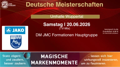 Deutsche Meisterschaft JMC Formationen Hauptgruppe 2026 in Wuppertal