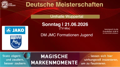 Deutsche Meisterschaft JMC Formationen Jugend 2026 in Wuppertal