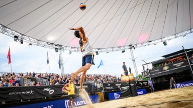 Deutsches Duo mit 3. Platz beim Queen & King of the Court Turnier in Hamburg