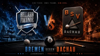 Abstiegsrelegation 25/26 2. Bundesliga Billard Freunde Bremen - BSV Dachau