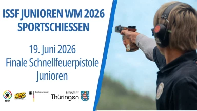 Finale Schnellfeuerpistole Junioren - Junioren-Weltmeisterschaft Suhl 2026