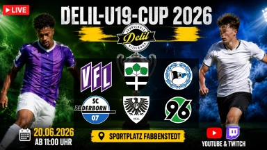 🔴 LIVE | Delil U19-Cup 2026 | Arminia, VfL Osnabrück, Hannover 96, SC Paderborn