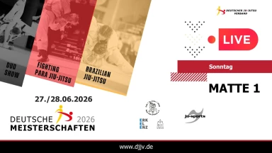 Deutsche Meisterschaft U21 & Adults | Ju-Jutsu, BJJ, Duo, Show, Para | Son-Mat 1