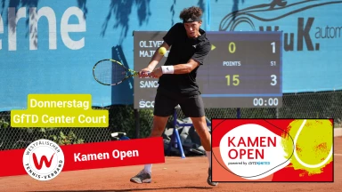 Kamen Open 2026 - Haupfeld Tag 3 GfTD Center Court