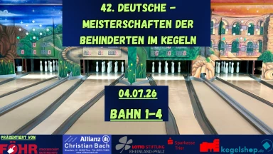 42. DM 2026 im Sportkegeln für Behinderte in Trier Tag 2