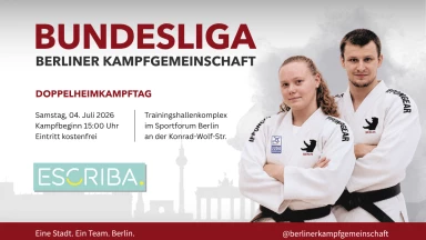 Doppelkampftag Berliner Kampfgemeinschaft in der Judo-Bundesliga