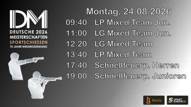 Deutsche Meisterschaft Sportschießen - Tag 4 - 24.08.2026