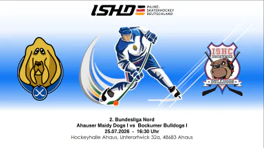 Ahauser Maidy Dogs I - Bockumer Bulldogs I - 2. Bundesliga Nord Live