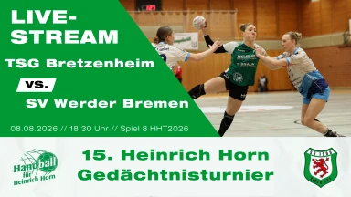 Heinrich Horn Turnier 2026 - Spiel 8 - TSG Bretzenheim - SV Werder Bremen