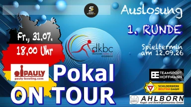 Pauly DKBC-Pokal 2026/27 - Auslosung 1. Runde Männer