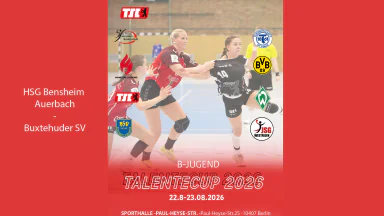 Talentecup 2026 B Jugend Spiel 2 HSG Bensheim Auerbach - Buxtehude SV