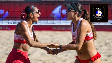 Vieira/Chamereau (FRA) vs. Brunner/Hüberli (SUI) - kommentiert von Marc Lau