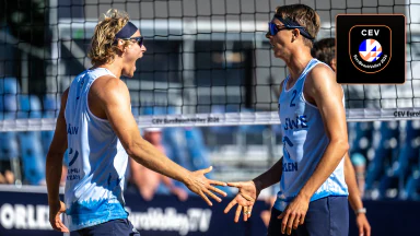 Bassereau/Aye, C. (FRA) vs. Åhman/Hellvig (SWE) - kommentiert von Marc Lau